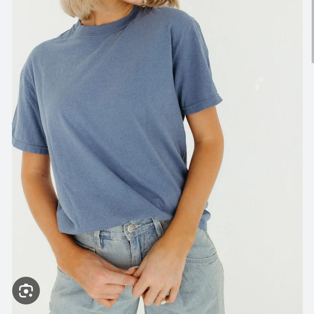 3 For $15.....Keep Going Graphic Tee Blue Size Med